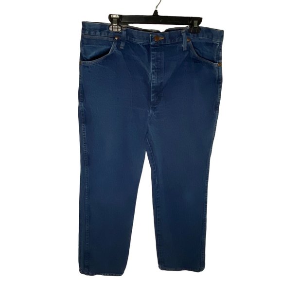 Vintage Wrangler Mens Jeans Sz 38x32 (38x30.5) Cowboy Cut Medium Wash - Picture 1 of 13